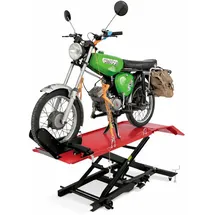 Trutzholm Motorradhebebühne hydraulisch 360 kg Breite 50 cm kleiner Motorradlift Schere... schwarz