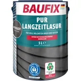 baufix PUR Langzeitlasur Anthrazitgrau seidenmatt 5 l