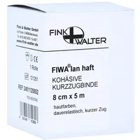 Fink & Walter GmbH Kompressions Binde 8cmx5m kohäsiv mit kurzem Zug