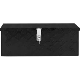deluke Aluminiumbox mit Deckel 70x31x27cm schwarz