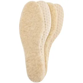 Bama Warm Komforteinlegesohle aus reiner Wolle für besonders kalte Wintertage, Unisex Wärme Einlegesohle, für feste Winter Schuhe 2 Paar