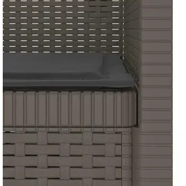 vidaXL 1-Sitzer Sessel 1 x 1 x 1 cm grau