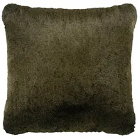 PAD Concept Kissen CHAMPAGNE Fellkissen Olive 48x48 | Gr.: