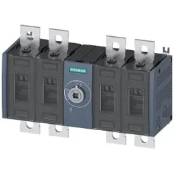 Siemens 3KD44400PE200 Lasttrennschalter 500A, Baugr. 3, 4-polig Frontantrieb mittig Grundgerät