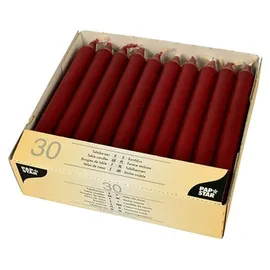 Papstar Tafelkerzen 19,6 cm 120 St. bordeaux
