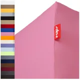 r-up Spannbettlaken Baumwolle 120 x 200 - 130 x 200 cm rosa
