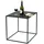 DanDiBo Ambiente DanDiBo Couchtisch Schwarz Metall L Beistelltisch Wohnzimmer 96252 Tisch Beistelltisch 52 cm Sofatisch Küchentisch Modern