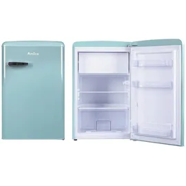 Amica KS 15612 T Retro-Kühlschrank (108 l, 860 mm hoch, Türkis)