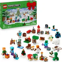 LEGO Minecraft Adventskalender 2025 – 24 Überraschungen mit Minifiguren & Mini-Modellen, Spielset für Kinder ab 7 Jahren, kreatives Weihnachtsg...