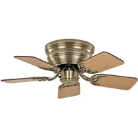 CasaFan Classic Flat 75-III MA 79 cm Deckenventilator Messing antik