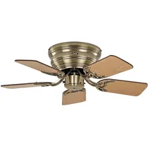 CasaFan Classic Flat 75-III MA 79 cm Deckenventilator Messing antik