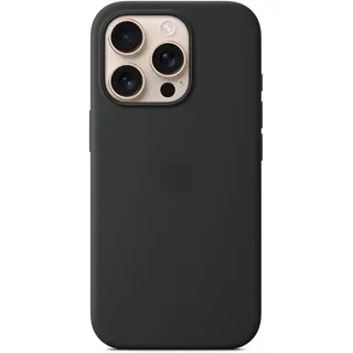 Apple iPhone 16 Pro Silikon Case mit MagSafe - Schwarz