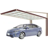 Ximax Carport My-Port Next Typ 2351 Typ 60 Sepiabraun 233x515 cm Sonderfertigung