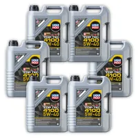 6x 5L LIQUI MOLY 3701 Motoröl Top Tec 4100 5W-40 Motorenöl Leichtlauf Motor Öl