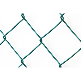 GAH Alberts Alberts Maschendrahtzaun, Höhe 125 cm, Länge 50 m, Zaun-Komplettset, mit Bodenhülse ohne Einbetonieren, grün, Maschenweite 60 x 60 mm | Grün