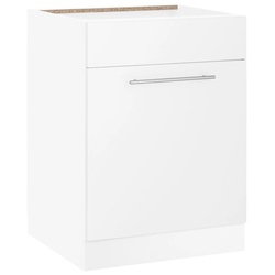 Spülenschrank WIHO KÜCHEN „Flexi2“ Schränke Gr. B/H/T: 60 cm x 82 cm x 57 cm, front und korpus: weiß Spülenschränke Breite 60 cm