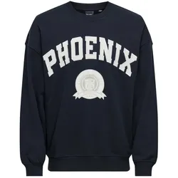 Only & Sons Sweatshirt Lawson Life Vintage Pullover ohne Kapuze