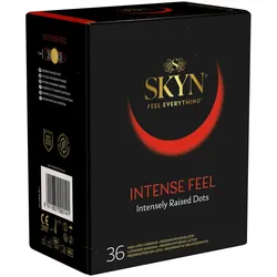 «Intense» genoppte latexfreie Kondome aus SensoprèneTM (36 Kondome) 36 St