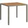 vidaXL Gartentisch 90 x 90 x 75 cm Grau
