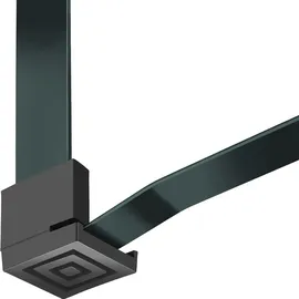 Tectake tectake® Bierzeltgarnitur Ludwig 3-tlg. klappbar, mit Sonnenschirmhalterung, beschichtetes Stahlgestell mit soliden Scharnieren, Holzlackierung mit Klarlack