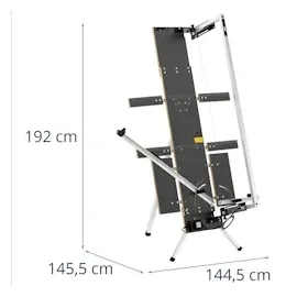 MSW Styroporschneider - 200 W - 1300 mm / 330 mm - Standfuß - Auflagenfläche beidseitig