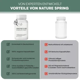 nature spring Magnesium Bisglycinat Kapseln 120 St.