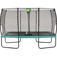 EXIT TOYS Allure Classic Trampolin 214 x 366 cm inkl. Sicherheitsnetz Grün