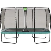 EXIT TOYS Allure Classic Trampolin 214 x 366 cm inkl. Sicherheitsnetz Grün