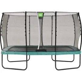EXIT TOYS Allure Classic Trampolin 214 x 366 cm inkl. Sicherheitsnetz Grün