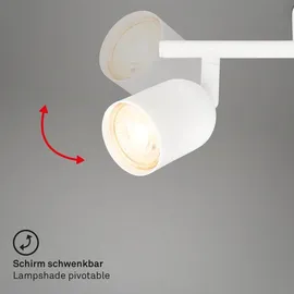 Brilo Briloner 1xGU10 schwenkbar 27,5 cm weiß