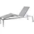 Diamond Garden Monaco Kippliege 195 x 65 x 45 cm Grau/Schwarz