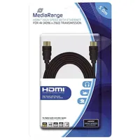 MediaRange HDMI-Kabel 5 m Schwarz
