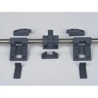 geli Tischgleitschiene mit Mittelanschlag und Feststellhebel