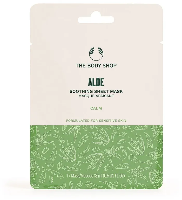 The Body Shop Aloe Calm Tuchmaske Feuchtigkeitsmasken 18 ml