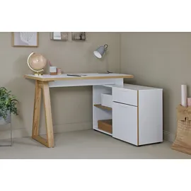 Jahnke Eckschreibtisch CLUB C 130 E Weiß