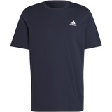 adidas Essentials Single Jersey Embroidered Small Logo T-Shirt Herren dunkelblau