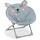Relaxdays Kinderklappstuhl Moonchair grau