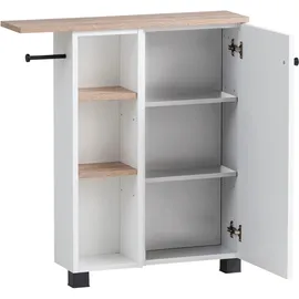 WELLTIME Lugo Nischenschrank 70,7 x 17,0 x 76,8 cm Weiß