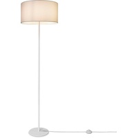 Paco Home Stehlampe »LUCA CANVAS UNI COLOR«, Lampenschirm Stoff