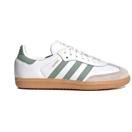 adidas Samba OG Kids Cloud White / Silver Green / Gum 38 2/3