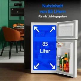 Medion MD37689 Kühl-Gefrierkombination (85 l, 850 mm hoch, Weiß)