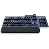 Mountain Everest Max Gunmetal Gray, LEDs RGB, MX Speed RGB Silver, USB, DE Kabelgebunden), Tastatur Grau