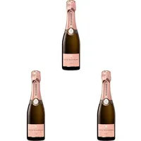Louis Roederer Champagne Brut Champagner Rosé (1 x 0.375 l) (Packung mit 3)