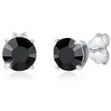 KUZZOI Ohrringe 925 Sterling Silber in Schwarz | Gr.: onesize