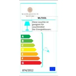 Marrakesch Orient & Mediterran Interior Wandlampe Amphore