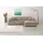 Home Affaire Ecksofa Cara Mia 325x87x183 cm Luxus-Microfaser Vintageoptik Recamiere beidseitig ohne Bettfunktion braun (mittelbraun), (40217917-0)