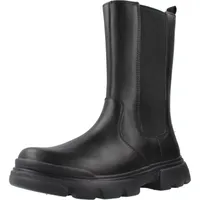 GEOX Boots JUNETTE, Glattleder, Schwarz, Kinder - Schwarz - 34