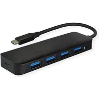 Value USB 3.2 Gen 1 Hub, 4fach, Typ C Anschlusskabel