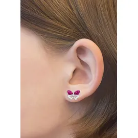 Amor Ohrstecker Schmetterling rosa 925 Silber
