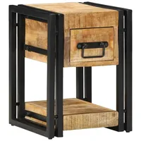 VidaXL Nachttische 2 Stk. 40x40x40 cm Massivholz Mango